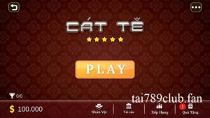 Tìm hiểu về luật chơi Catte tại 789club